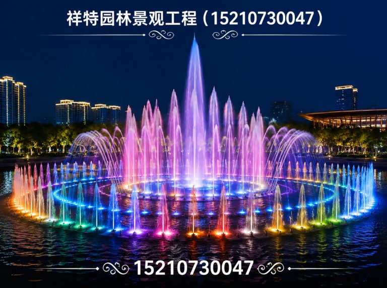顺平县旱地喷泉展示图