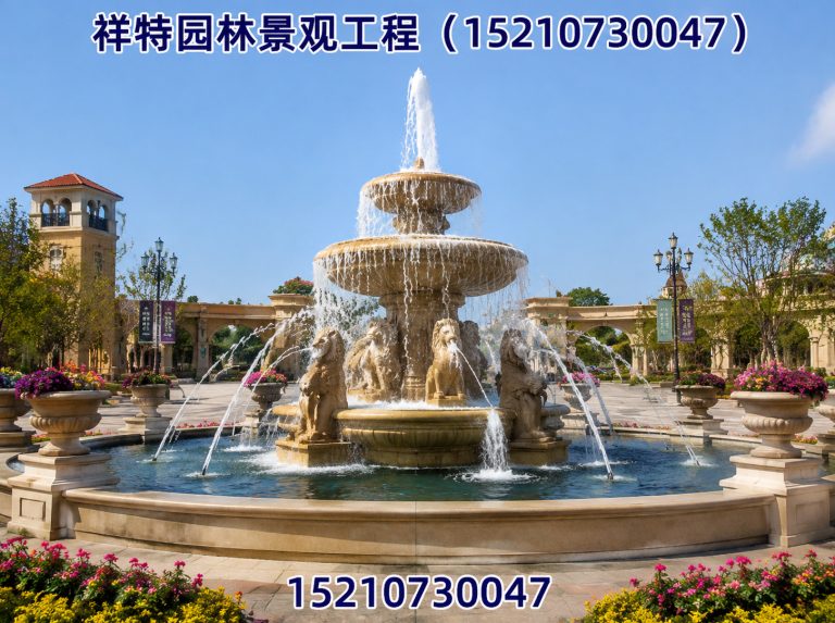 顺平县喷泉工程展示图